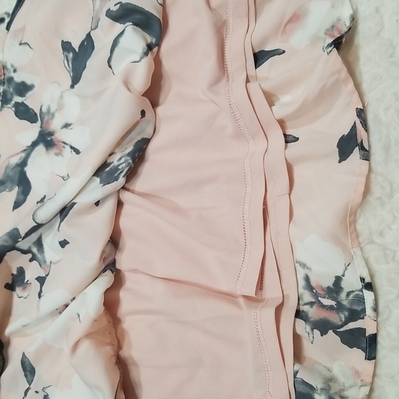 Aqua Floral Pattern Sleeveless Midi Dress. S - Picture 10 of 13